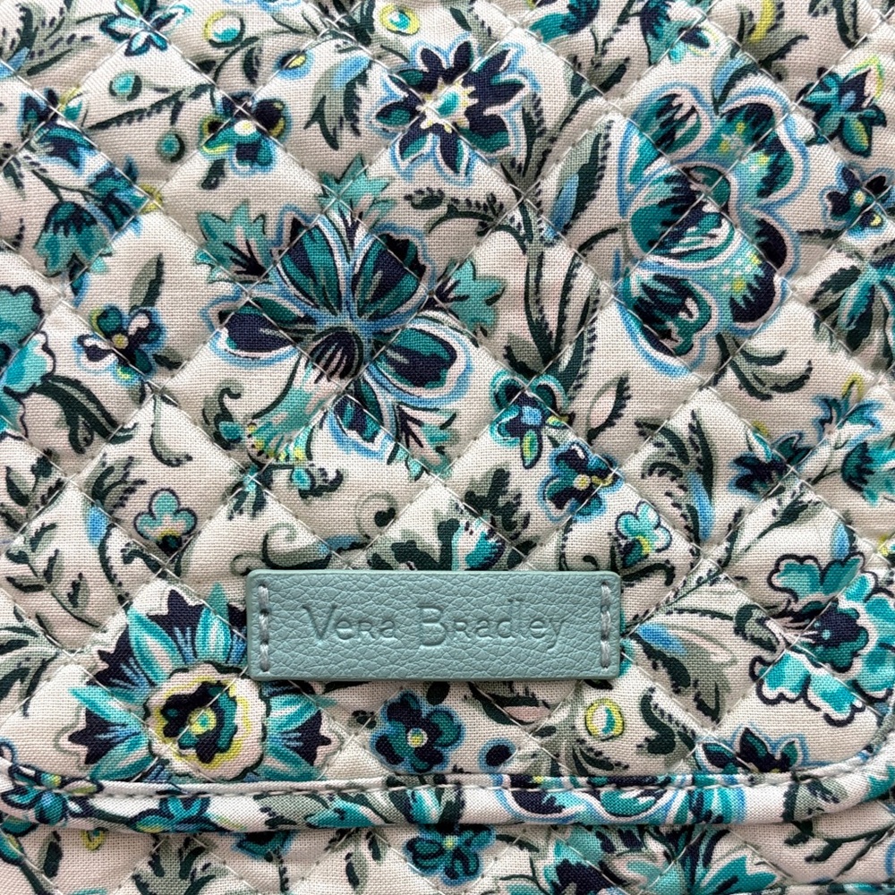 Vera Bradley Blue Floral Crossbody Bag - Picture 2 of 11